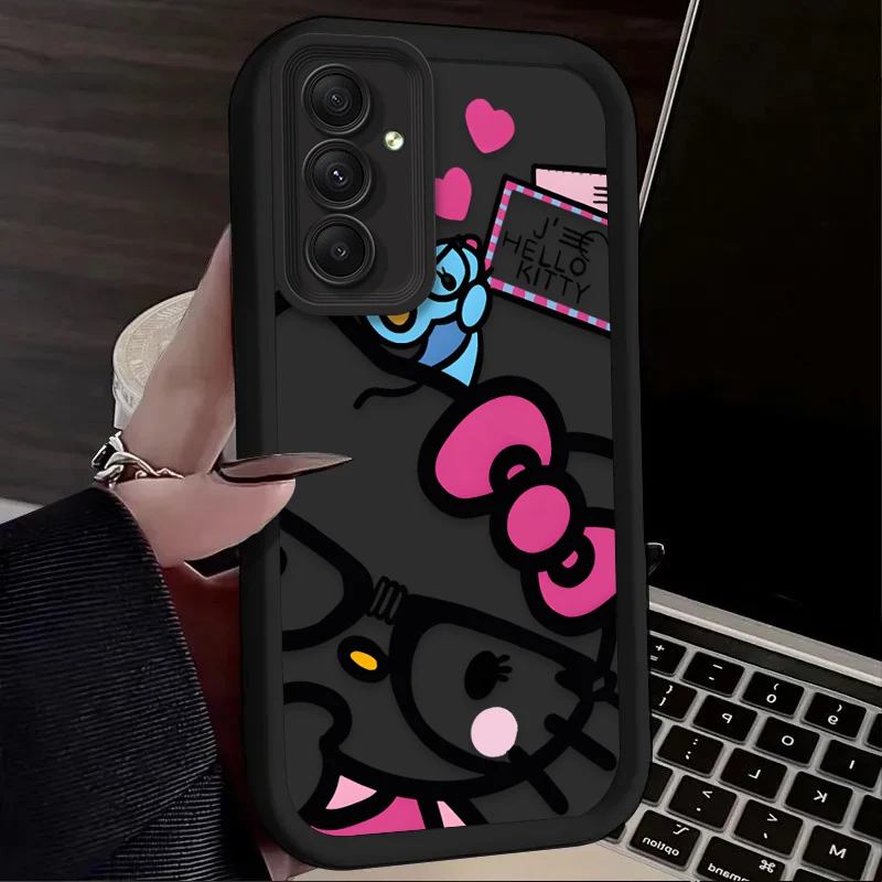 Funda de pantalla completa de Hello Kitty para Samsung Galaxy A54 A05S A05 A34 A24 A14 A53 A33 A23 A13 A52 A52S A32 A22 A12 A71 A51 A31 - imagen 3