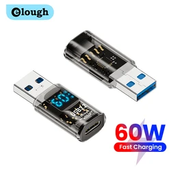 Adaptador USB-C a USB Elough con Indicador LED