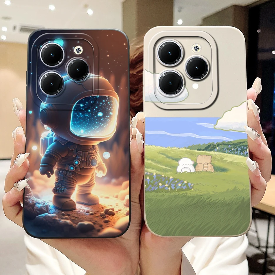 Funda de teléfono a prueba de golpes para Infinix Hot 40 Pro, X6837, bonita funda pintada de caramelo, suave, parachoques - imagen 3