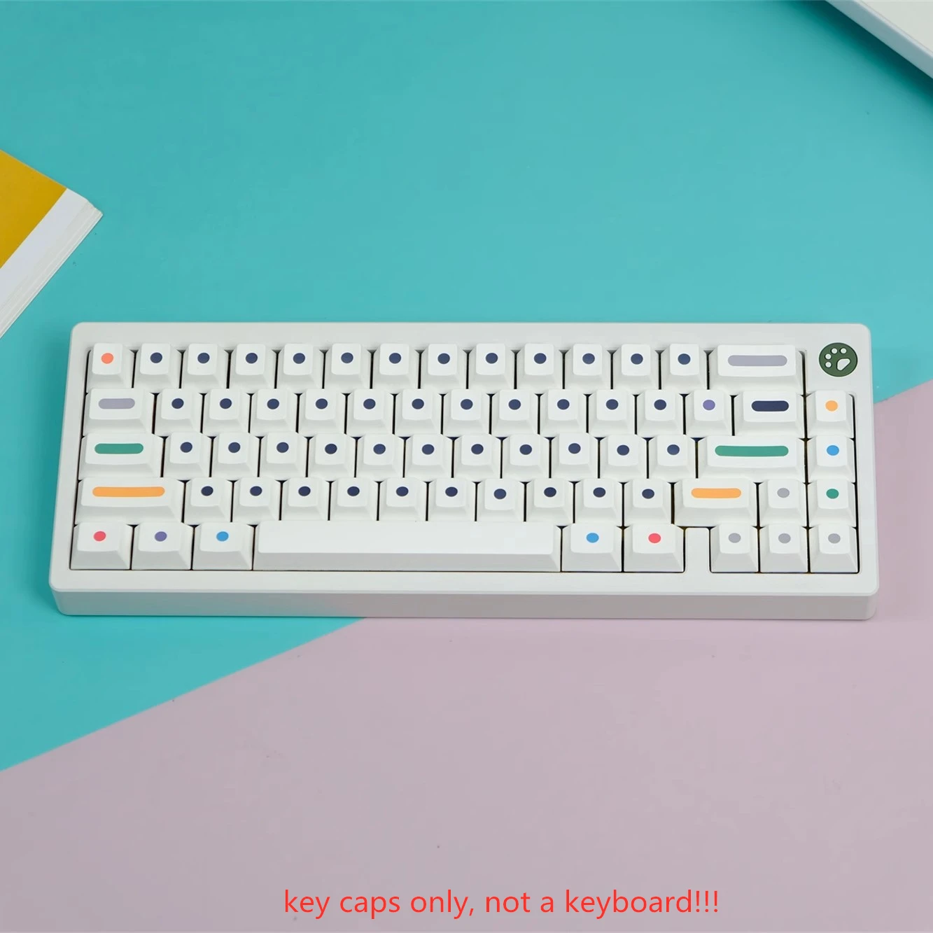 Juego de 133 teclas clon GMK Dots, PBT Dye, subcama, perfil de cereza para Keychron K2 65% 75% Anne GH60 GK64 Poker - imagen 2