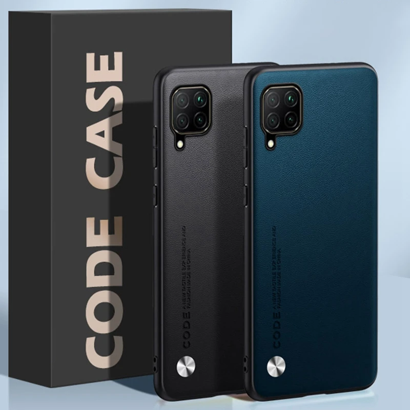 Funda de cuero PU de lujo para Huawei Nova 7i P40 Lite, cubierta trasera mate, protección de silicona, funda de teléfono para Huawei Nova 6 SE Coque - imagen 4
