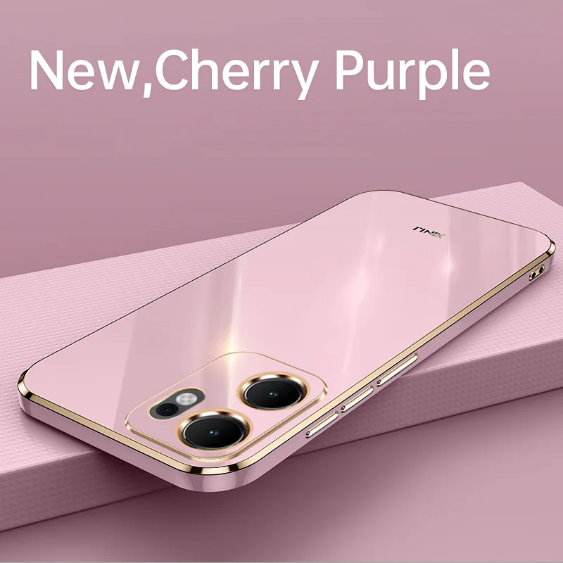 Para Reno 13F funda suave de TPU para OPPO Reno 13F funda protectora de cámara antihuellas - imagen 4