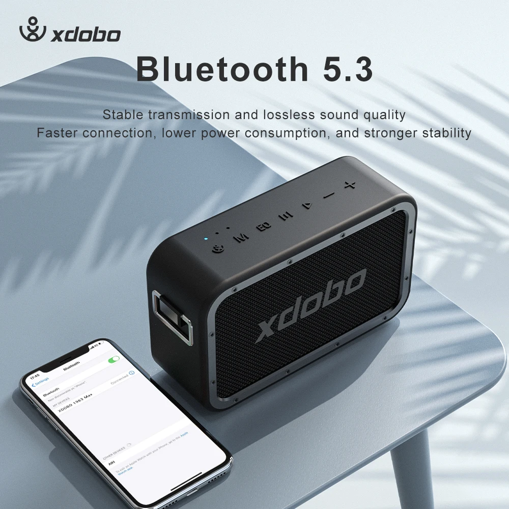 XDOBO-Altavoz Bluetooth 1983 MAX 120W, Subwoofer inalámbrico de graves profundos, 15000mAh, estéreo envolvente, compatible con función de Banco de energía - imagen 5