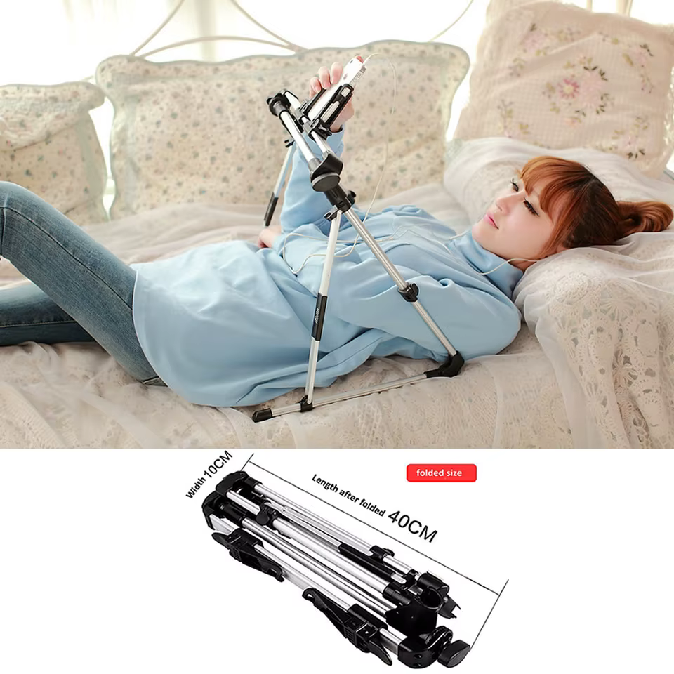 OUTMIX Soporte Ajustable Tablet Teléfono Trípode Plegable - imagen 4