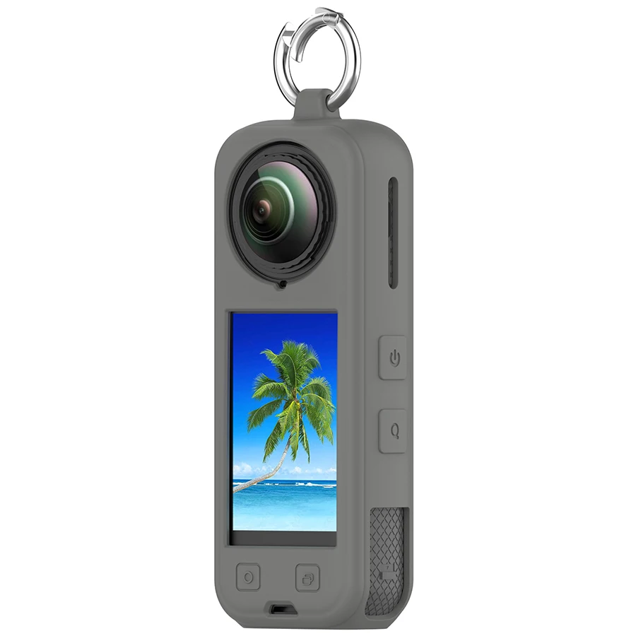 Funda de silicona para Insta360 X5, funda protectora antiarañazos para Insta360 X4 X5 X3, funda protectora para cuerpo de cámara, accesorios - imagen 4
