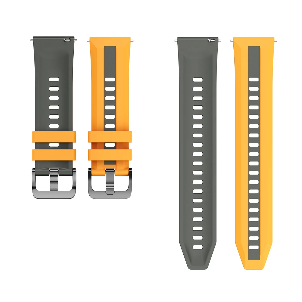 Correa deportiva de silicona de 22mm para TicWatch Pro 3 Ultra GPS LTE E2 S2 Pro X GTW 2021, pulseras para reloj inteligente, Correa para hombres y mujeres - imagen 4