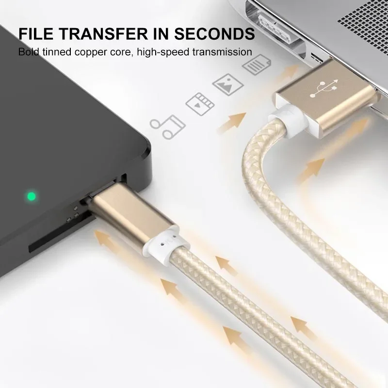 Cable Mini USB de 3 M de 5 pines, cargador de datos rápido, Cable corto para reproductor MP3, MP4, DVR, GPS, cámara Digital, HDD - imagen 4