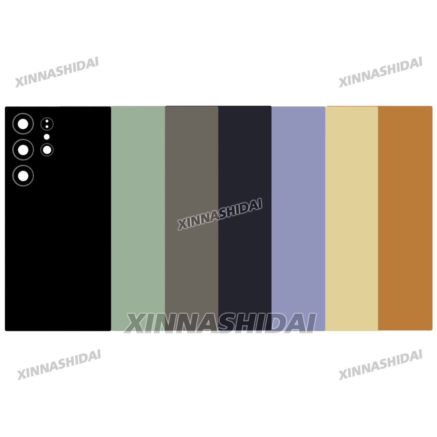 Nueva cubierta trasera de batería para Samsung Galaxy S24 Ultra, Panel de carcasa con cristal de cámara para Samsung S24U - imagen 3