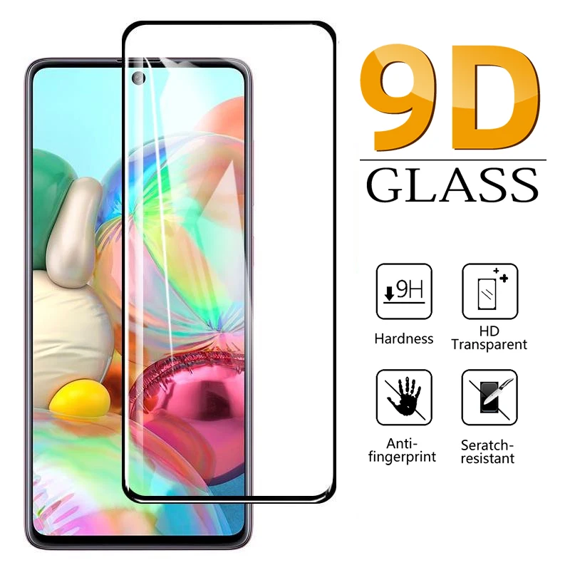 5 uds 9D Protector de pantalla de cubierta completa para Samsung A56 5G Galaxy A55 A54 A36 A35 A73 A34 A53 A52 A33 A72 A32 A70 A71 vidrio templado - imagen 2