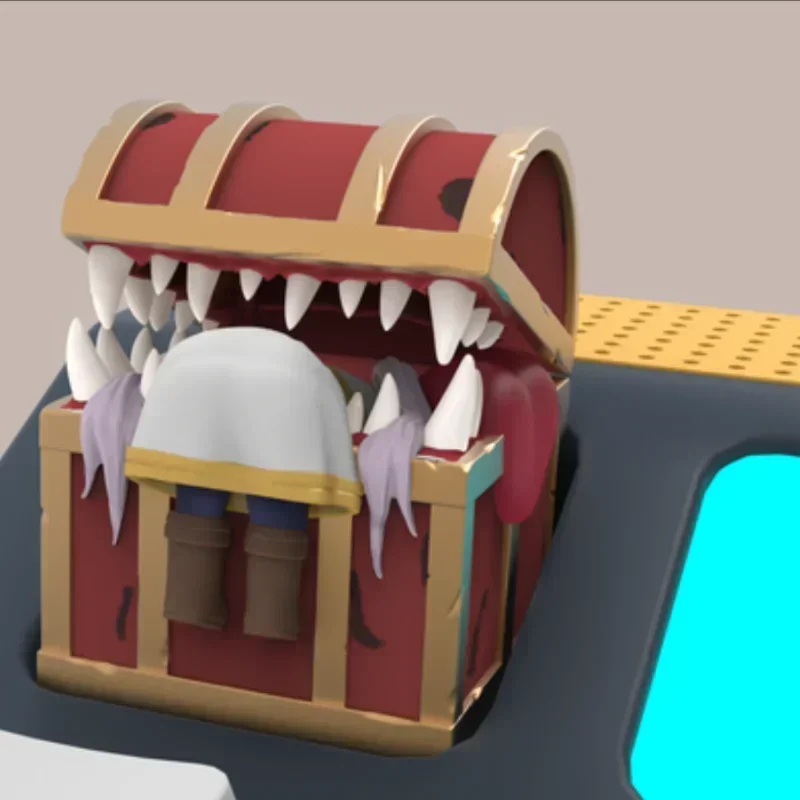 Frieren: Beyond Journey's End Keycap personalizado 3D resina aventura serie Teclado mecánico teclas eje transversal Artisan Keycaps - imagen 4