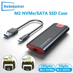 Carcasa SSD M.2 NVMe y SATA USB 3.1 de 10 Gbps