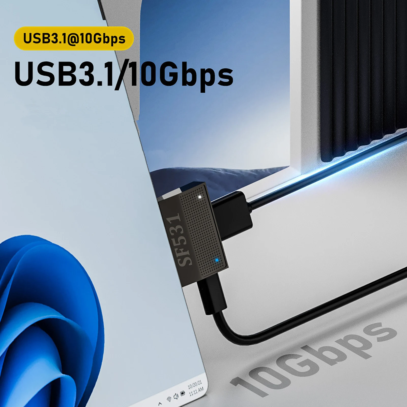 Adaptador magnético USB 3,1 y conector de carga de Puerto PD tipo C, compatible con transmisión de datos, convertidor de superficie de 10gbps para Microsoft - imagen 4