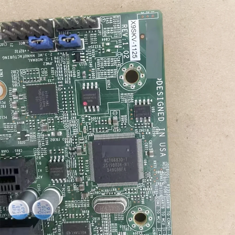 Placa base del servidor X9SKV-1125 integrada con procesador E3-1125C - imagen 4