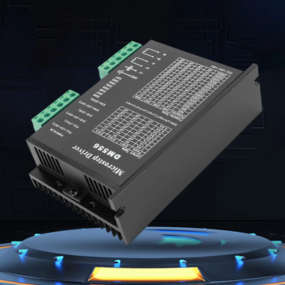 Controlador de Motor microstep DM542 DM556, controlador de Motor paso a paso bifásico, placa controladora de controlador Digital para mesa deslizante de grabador CNC - imagen 2