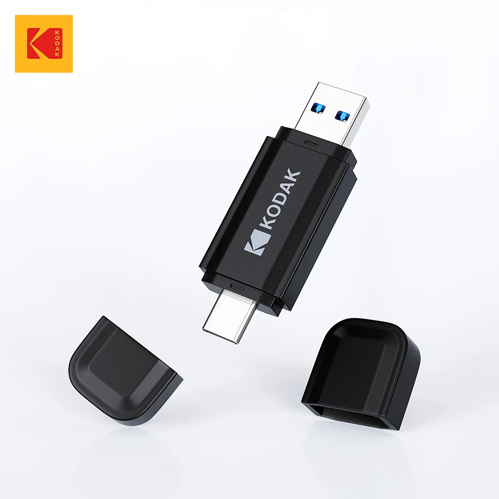 KODAK 2 en 1 unidad de bolígrafo OTG con tipo C 32GB 64GB Flash Usb2.0 memoria Flash Pendrive 128GB 256G U disco pluma regalo