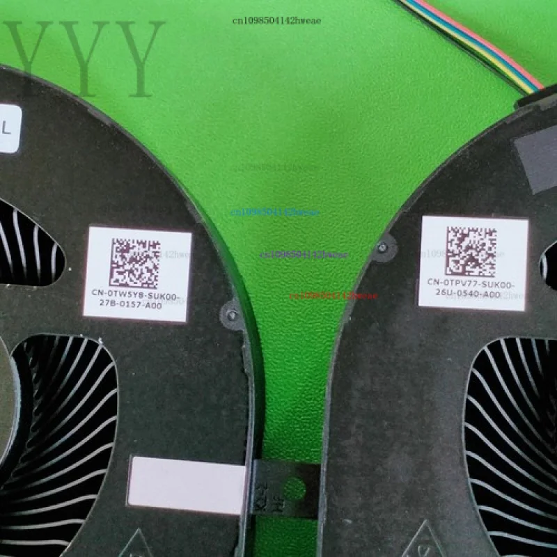 Para CPU GPU ventilador de refrigeración para DELL Alienware AREA- 51M R2 0TPV77 0TW5Y8 25,5CFM - imagen 2