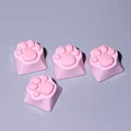 4pcs pink cat paw