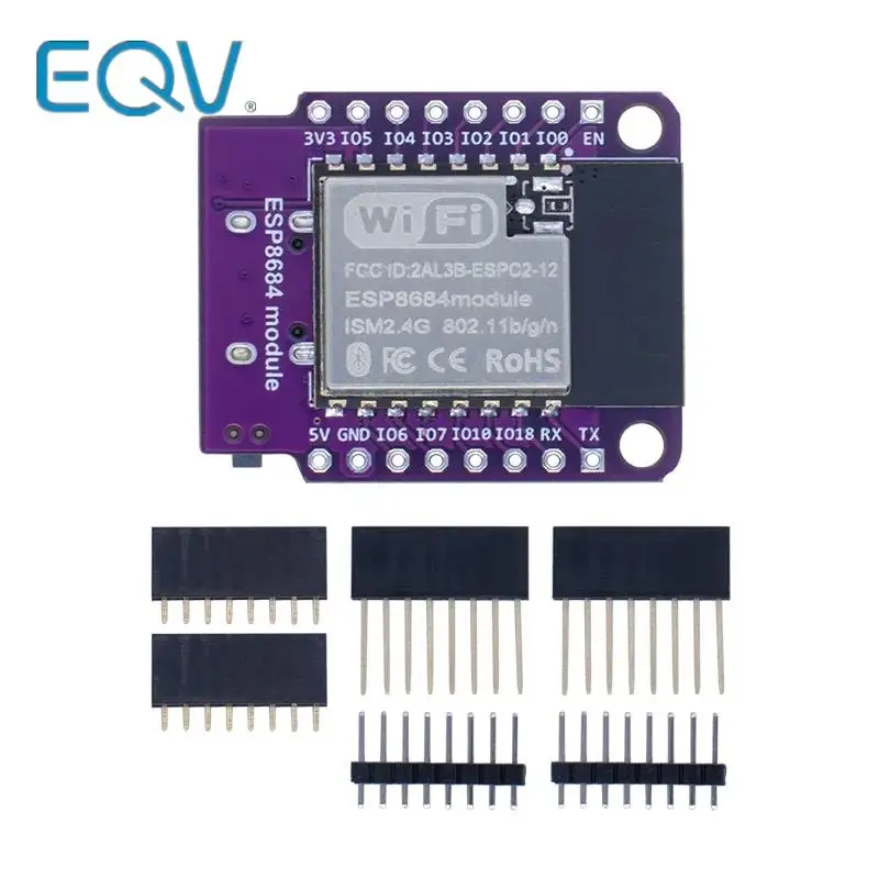 Wemos-Placa de desarrollo D1 Mini, Esp8266, Esp32, ESP32-C2, Devkit series, Wifi, Bluetooth Ch, 340G, Esp8684, módulo Voor Ardu