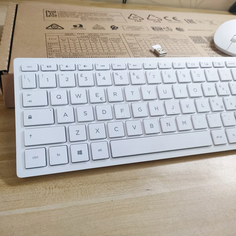 Teclado y mouse combinados inalámbricos con diseño italiano HSA-P003K HSA-P003M para HP 710 - imagen 4