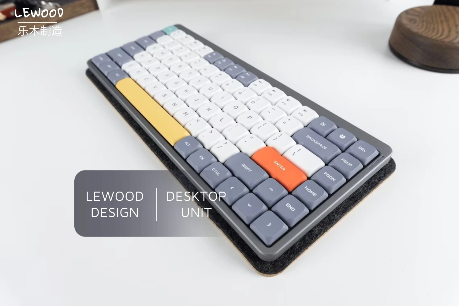 ECHOME-alfombrilla para teclado HIFI de fieltro de corcho, alfombrilla de escritorio, teclado mecánico personalizado, optimiza el efecto de sonido, Compatible con 60% 65% - imagen 3