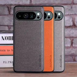 Funda Textil Google Pixel 9 Pro XL – TPU Duro Tacto Suave