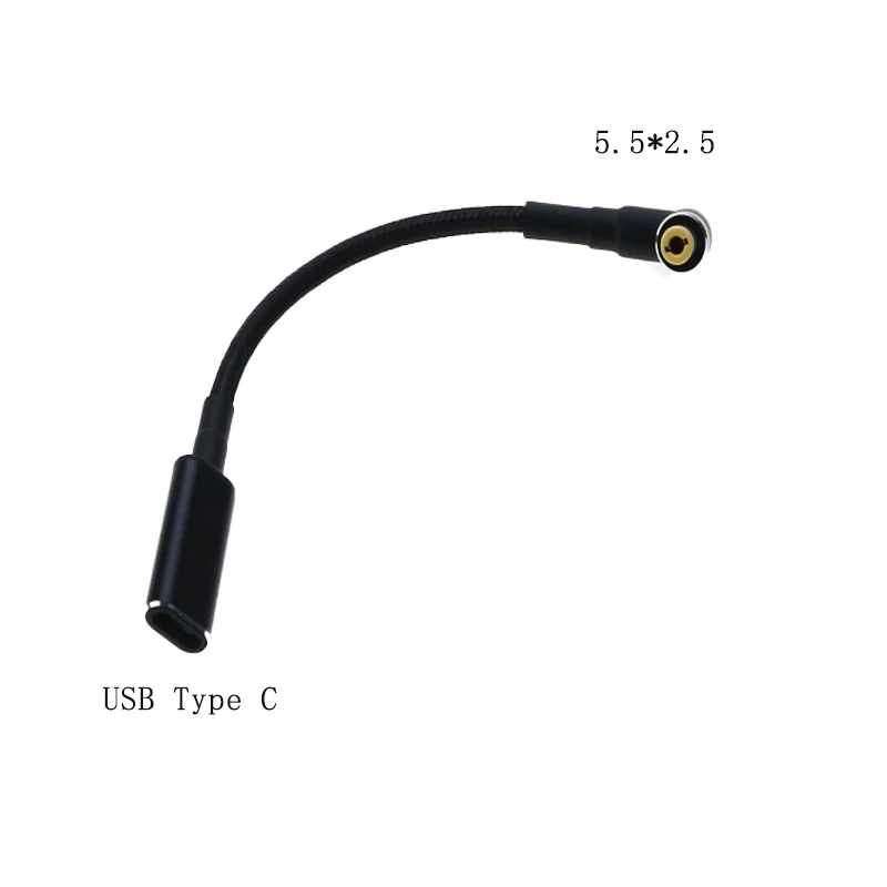 Conector universal de adaptador de corriente para ordenador portátil, cable de carga rápida, USB tipo C, cabeza hembra a cargador de ordenador portátil, 100W - imagen 5