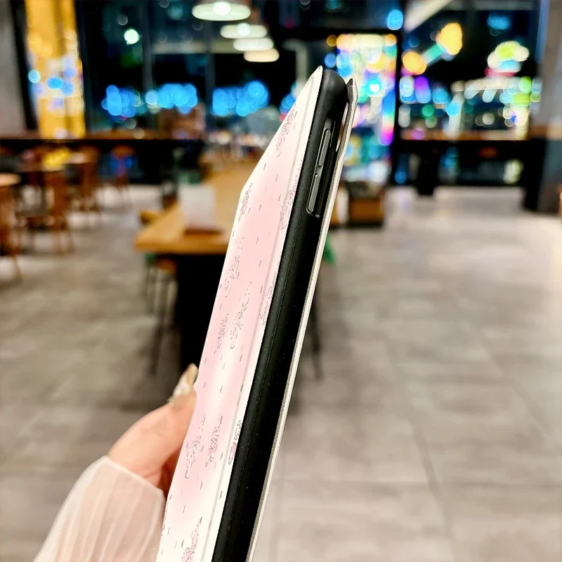 Bonita funda con lazo de cereza de lunares para iPad pro 10/11 pulgadas 2020/6/7th /8th /Air 3rd/Air 4th/9th gen/Air 5th Gen 2022/Air 11 - imagen 3