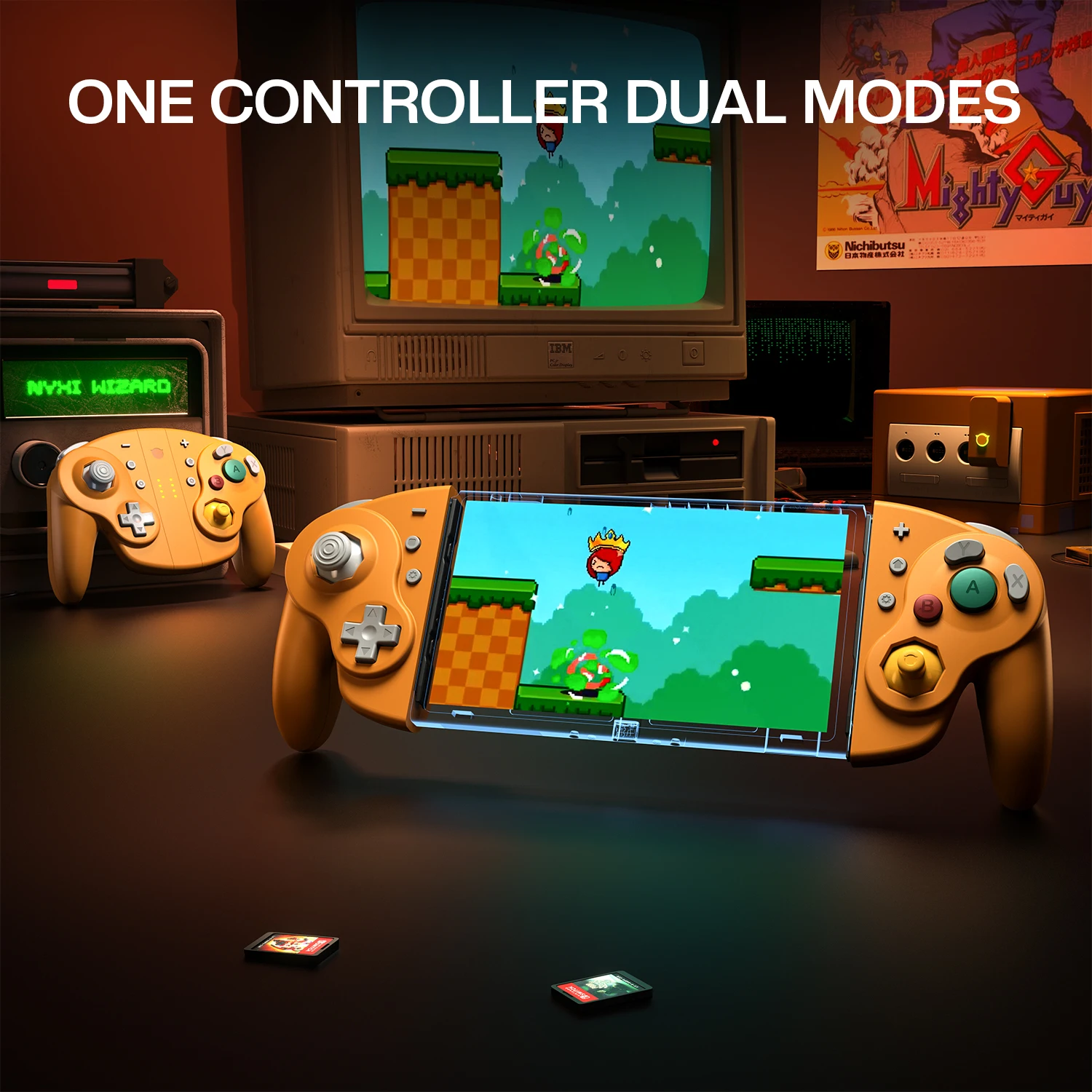 Controlador NGC inalámbrico NYXI Wizard 2 compatible con Nintendo Switch 2 TMR Hall NFC giroscopio de 6 ejes - imagen 3