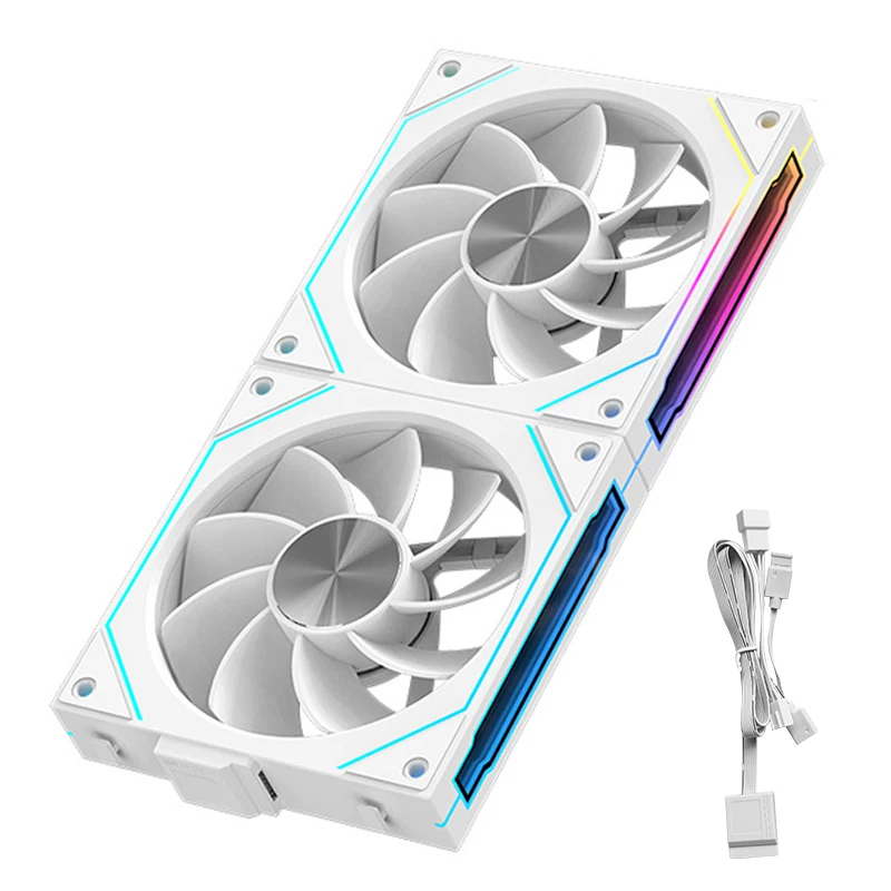 2 Fans White Reverse