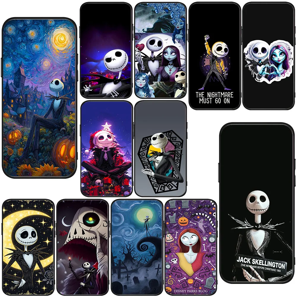 BK-15 Jack y Sally funda blanda para Realme 8 8S Q3 Q3i V13 C12 C15 C21Y C25Y C20 C33 C30 Narzo 30 Pro