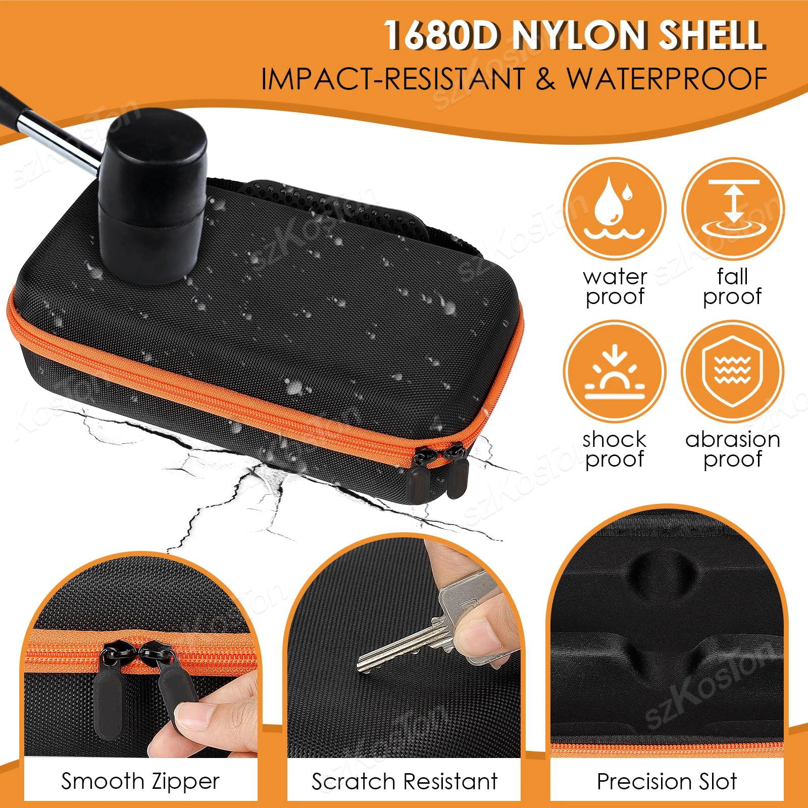 Estuche de transporte para micrófono inalámbrico Compatible con JBL PartyBox sistema inalámbrico de 2 micrófonos bolsa de almacenamiento portátil para micrófono de Karaoke - imagen 4