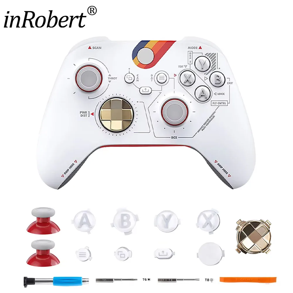 Mando de repuesto para Xbox Series S X Edition, Joysticks ABXY d-pad, botones para ver/compartir/Menú, 11 unidades por juego