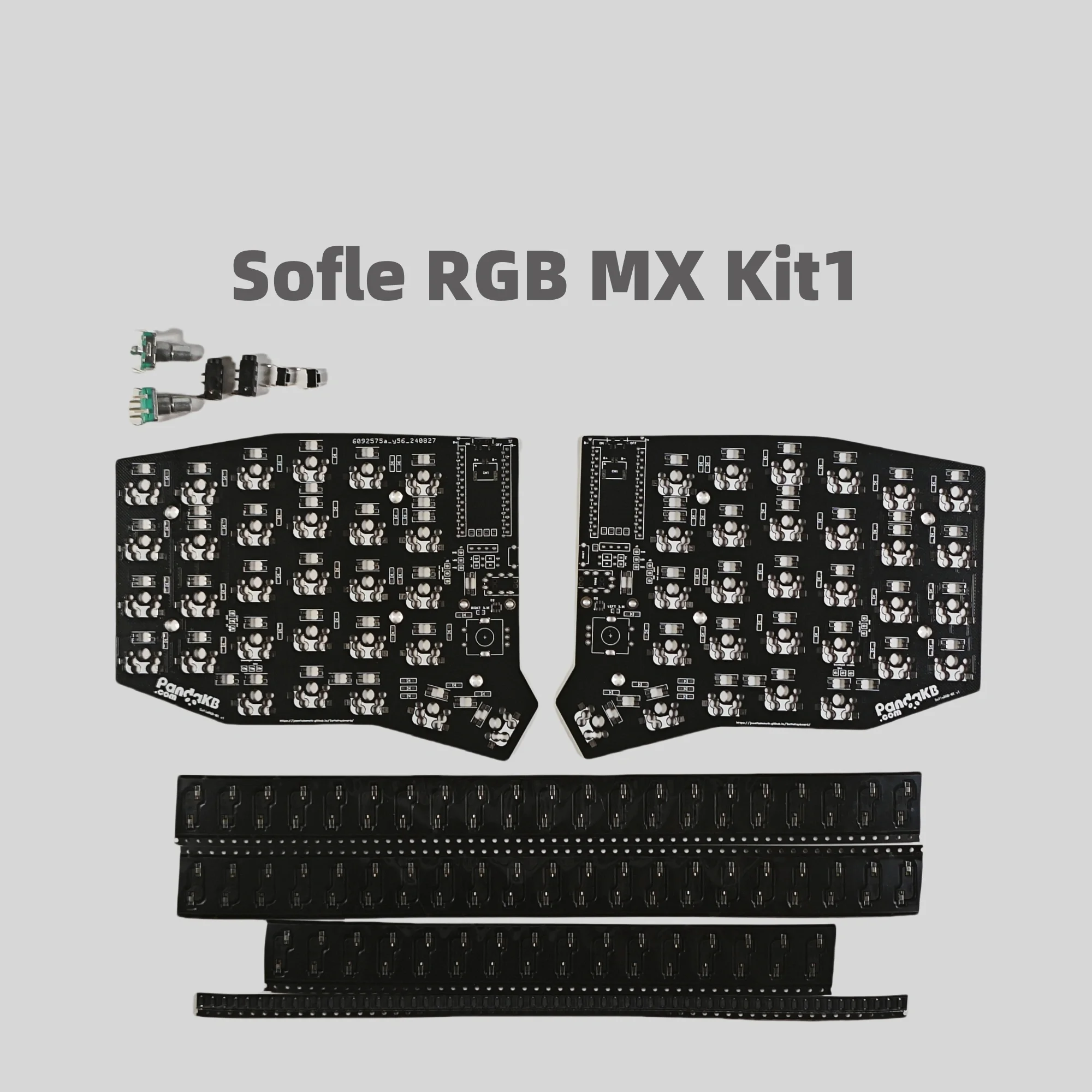 Sofle MX/choc-Kit PCB de teclado dividido, Chips personalizados, protección ESD inalámbrica, accesorio de teclado dividido, no preconstruido, juego de manos - imagen 4