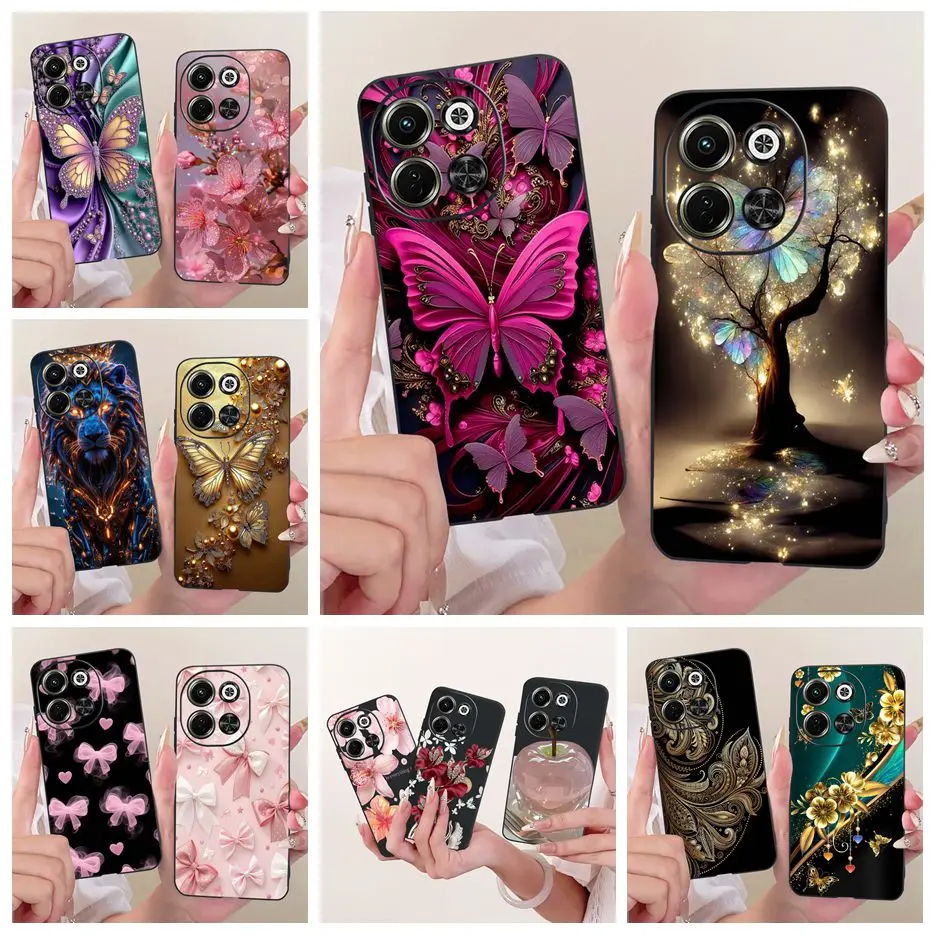 Para Tecno Pova 6 Neo 5G funda KL8 de lujo mariposa árbol pintado funda de silicona suave para Tecno Pova 6 Pro Pova6 Neo 4G Fundas