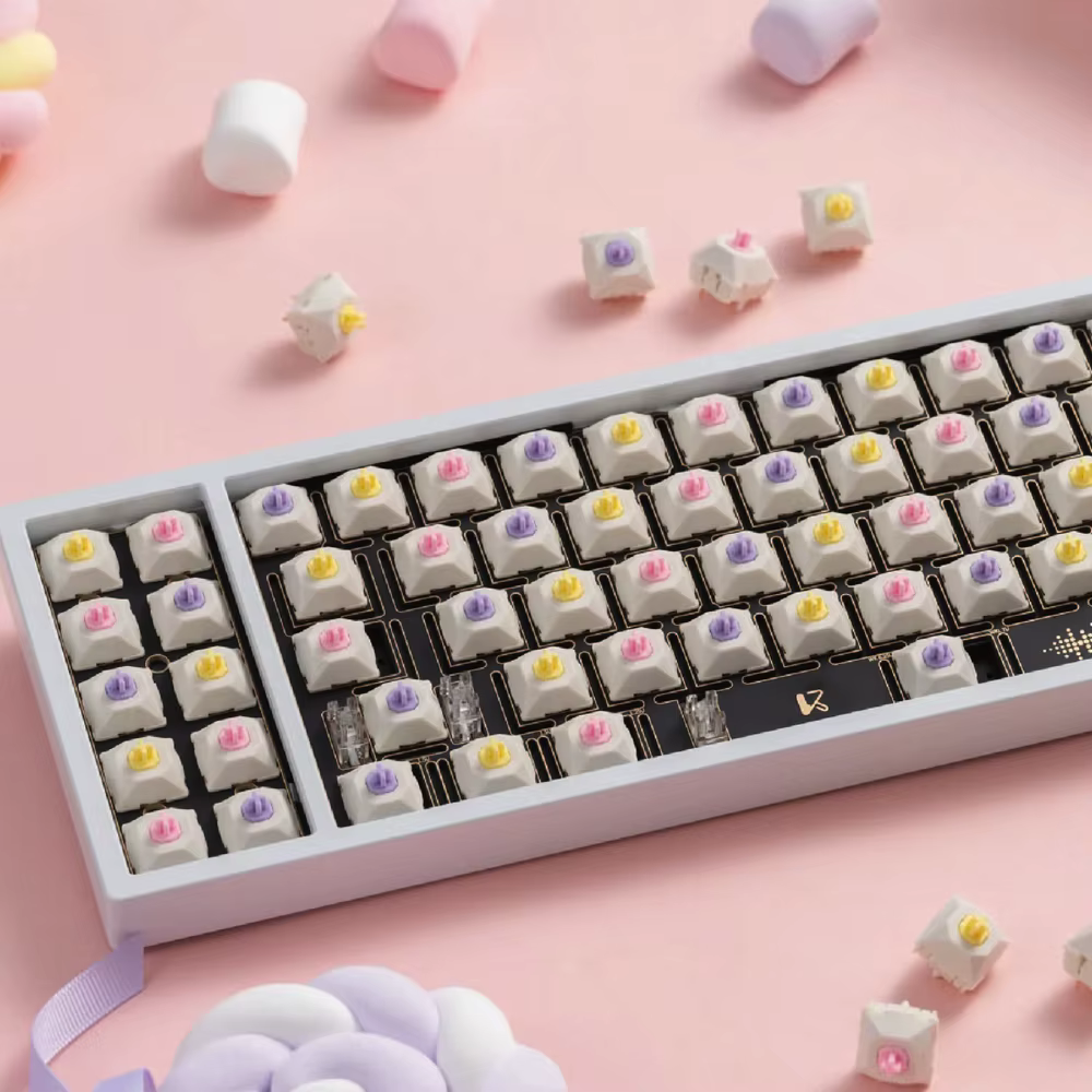 Switch Lineal Mecánico POM Nailon Iluminado para Teclado - imagen 4