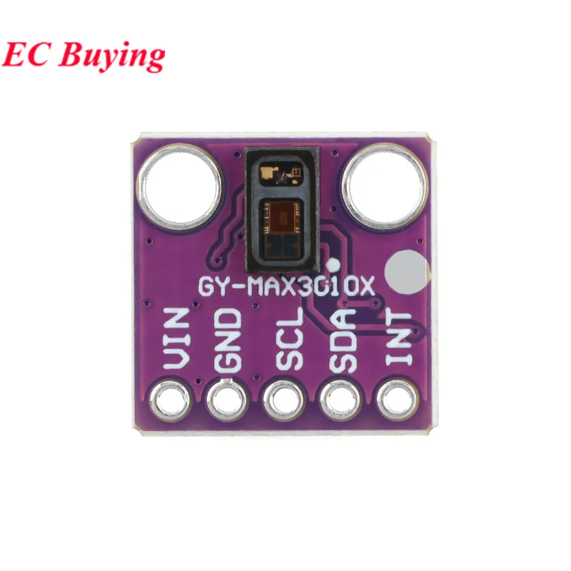 Módulo Sensor de ritmo cardíaco MAX30102 MAX30100, detección de pulsos, concentración de oxígeno en sangre para Arduino STM32 I2C IIC, 1-20 piezas - imagen 2