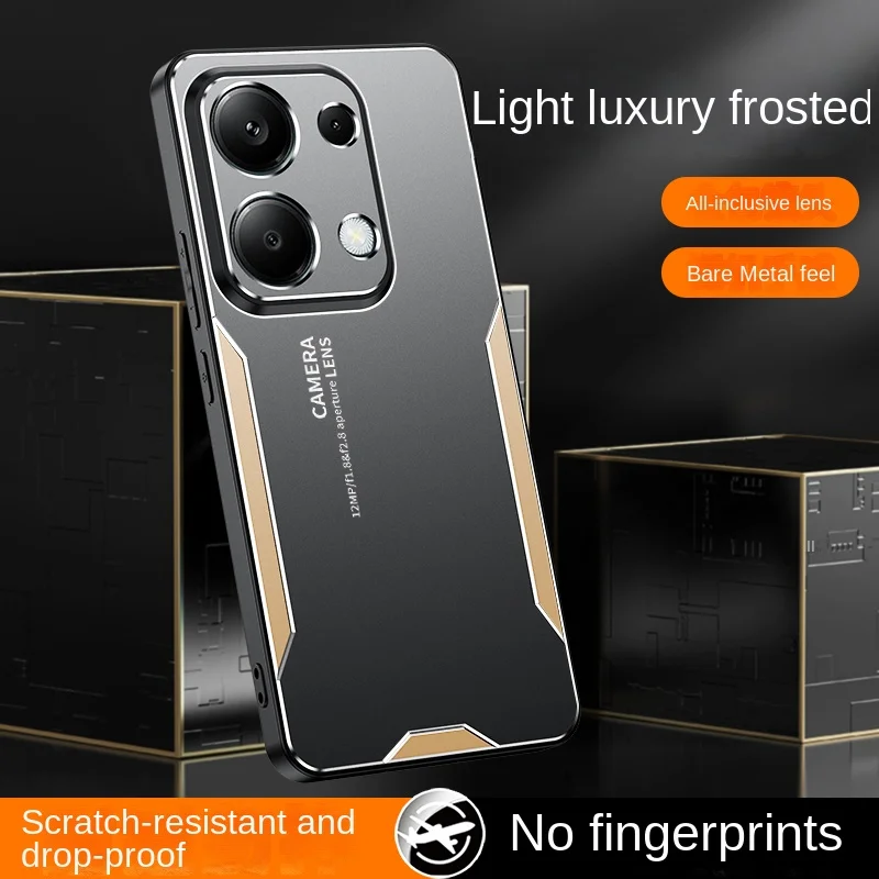 Para Xiaomi Redmi Note 13 Pro 4G funda dura de aleación de aluminio + PC funda protectora trasera a prueba de golpes para Redmi Note 13 Pro Plus - imagen 3