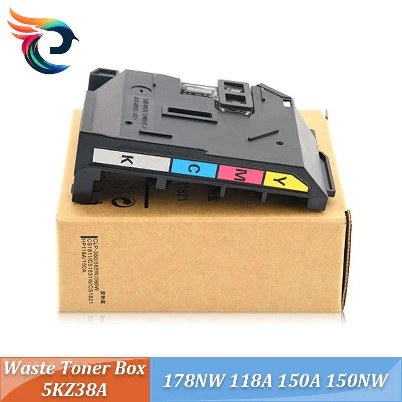 Caja de tóner residual Compatible 5KZ38A para HP 178NW 118A 150A 150NW 175NW 179FNW W2080A W2082A W2083A W2084A