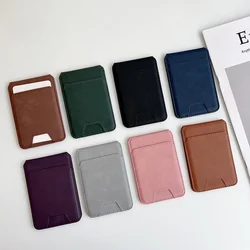 Funda de cuero MagSafe para iPhone 12-16 Pro Max con tarjetero