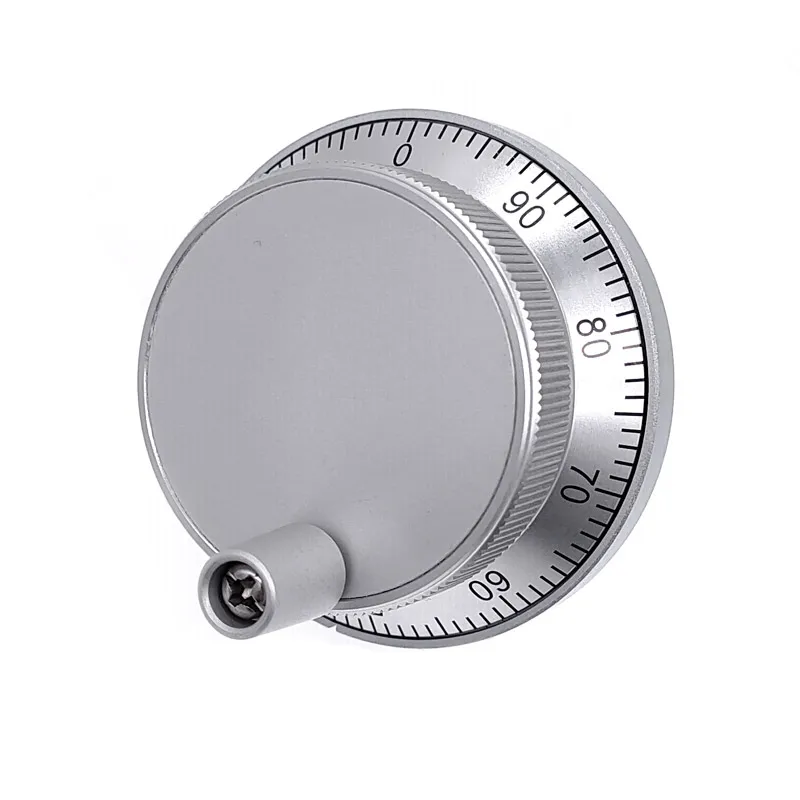 1 volante CNC pulser 60mm pulso 100 5V 4 pines 6 pines generador de pulso Manual volante máquina CNC codificador rotatorio - imagen 3