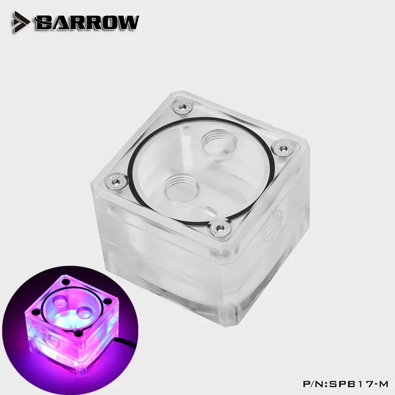 Barrow Mini ITX Reservoir RGB pieza de expansión de bomba de agua para caja de bomba MOD utilizada para ITX Case LRC 2,0 SPB17-M acrílico - imagen 5
