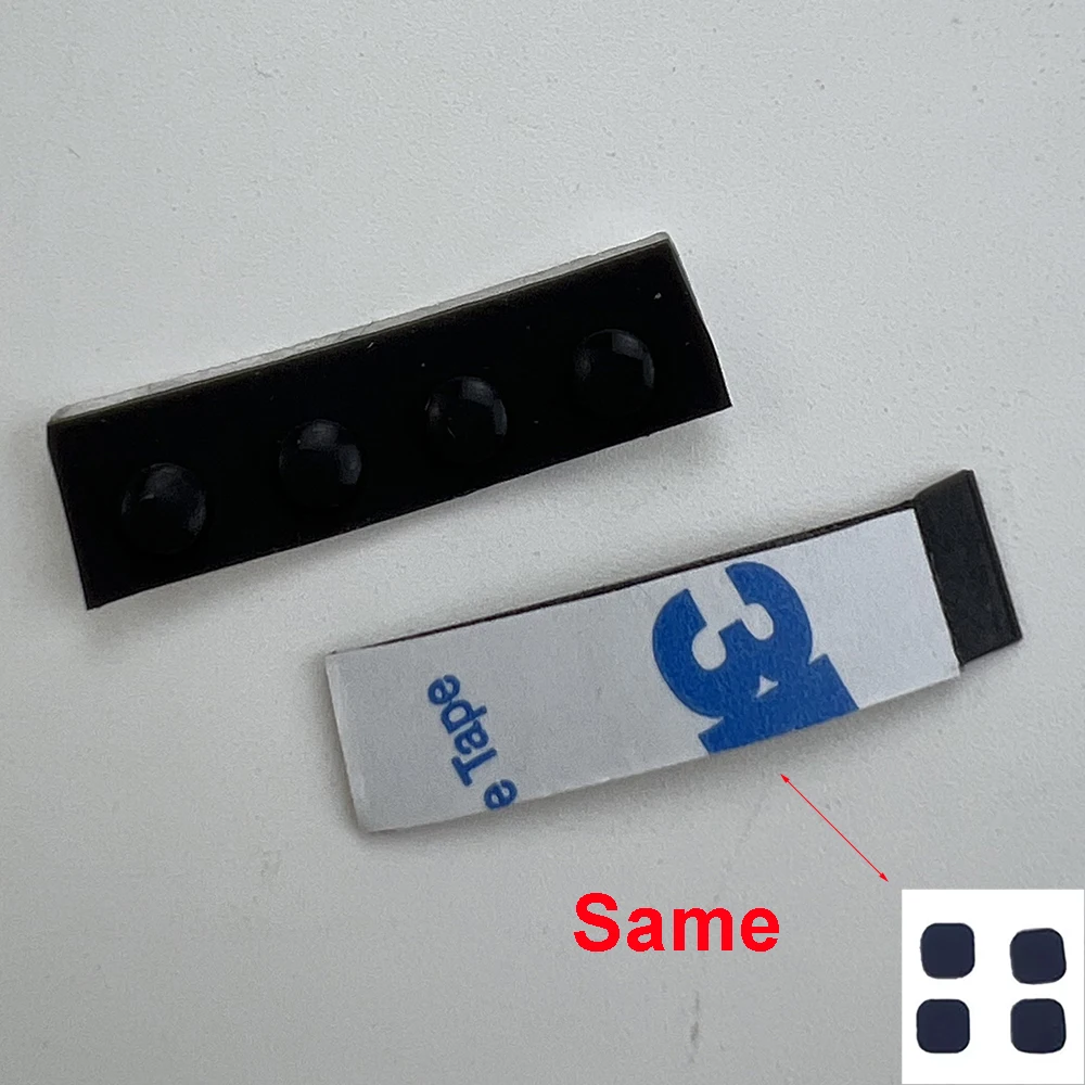 JCD para la nueva consola 3DS XL, tornillo frontal y trasero, cubierta de pies de goma, cubierta superior de tornillos de pantalla LCD, cubierta de goma de repuesto para nuevo 3DS LL - imagen 5