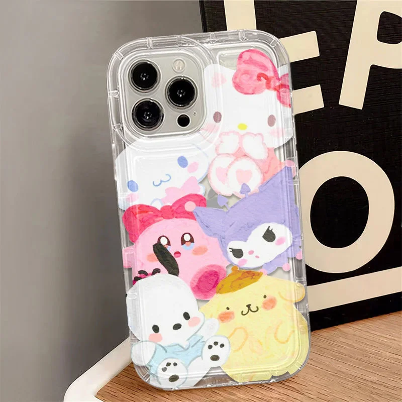 Melody Hello Kitty funda de teléfono transparente para Xiaomi Mi 13, 12, 12X, 12S, 11, 10 Lite, 11i, 10S, POCO X3, NFC, X4, GT, X5, F3, F4, F5, M2, M3 Pro - imagen 5