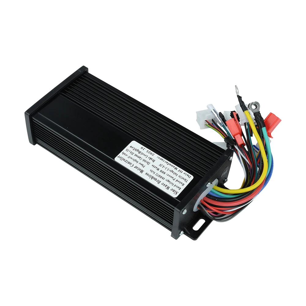Controlador de Motor sin escobillas de tres modos de onda sinusoidal de bicicleta eléctrica 48V-72V 800W 35A para Scooter Ebike - imagen 3