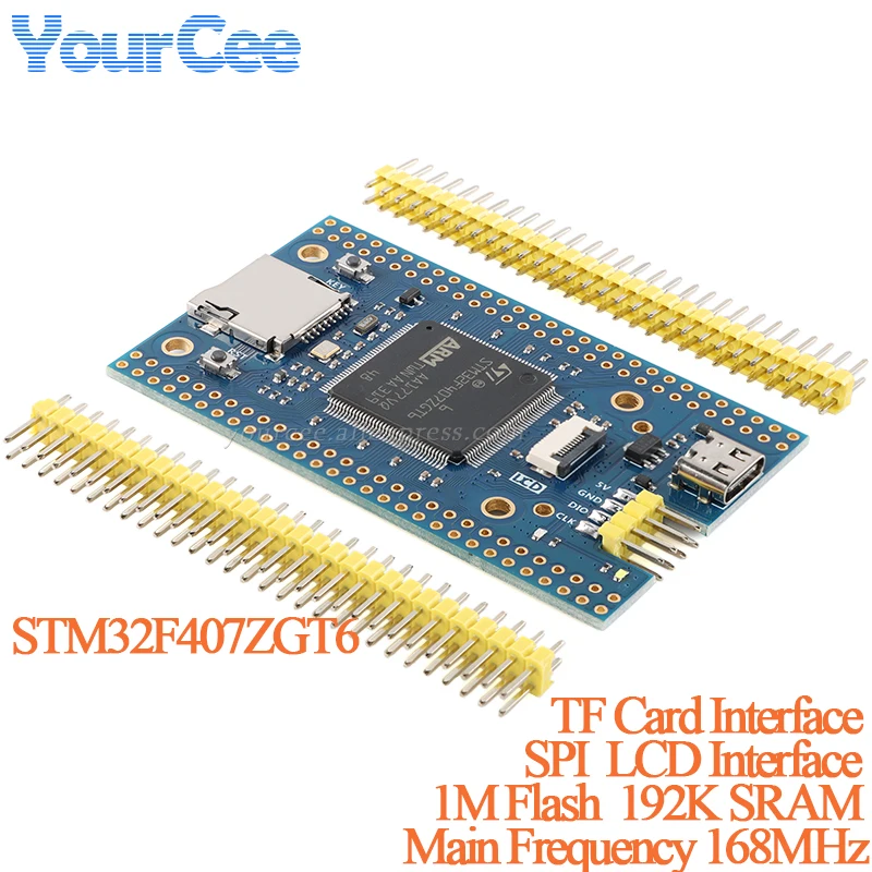 STM32F407ZGT6 M4 STM32F4 STM32 F407 Módulo de placa de desarrollo de sistema de aprendizaje de brazo central Cortex-M4
