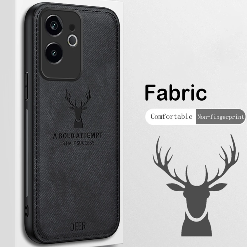 Funda de tela para Oppo Realme GT6 (China), carcasa de silicona mate, protección de cámara completa, lujosa - imagen 3