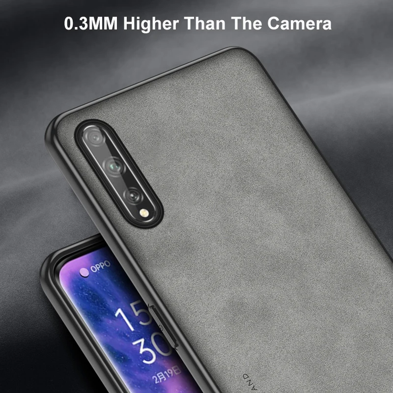 Funda de cuero de lujo para móvil, carcasa trasera de silicona para Huawei Y8P P Smart Z S Pro Y9S Y9 Prime 2019, Honor 9X Pro - imagen 4