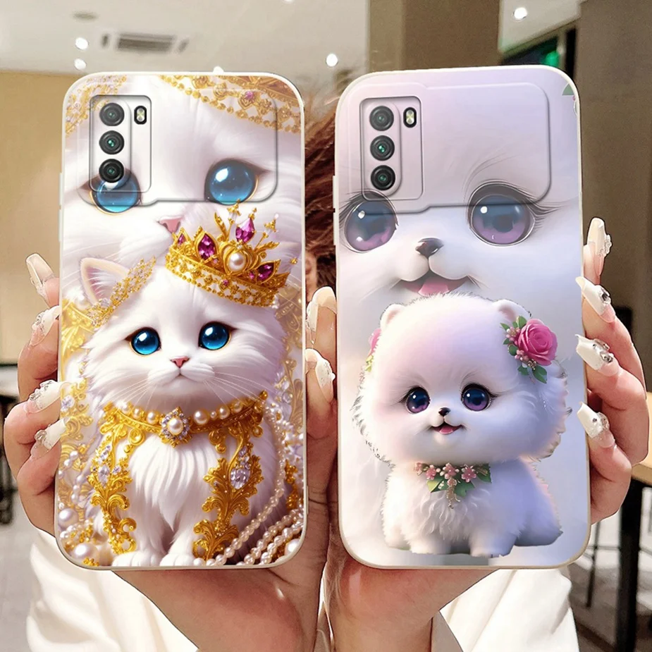 Para Xiaomi Poco M3 funda PocoM3 Pro funda pintada de lujo de caramelo funda de teléfono de silicona suave para Xiaomi Poco M3 Pro 5G bolsas de funda trasera - imagen 2