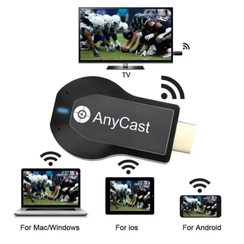 Dongle de TV inalámbrico con pantalla WiFi M2 Plus, receptor Compatible con HDMI, 4K, 1080P, TV Stick para DLNA Airplay Miracast para AnyCast para IOS - imagen 5