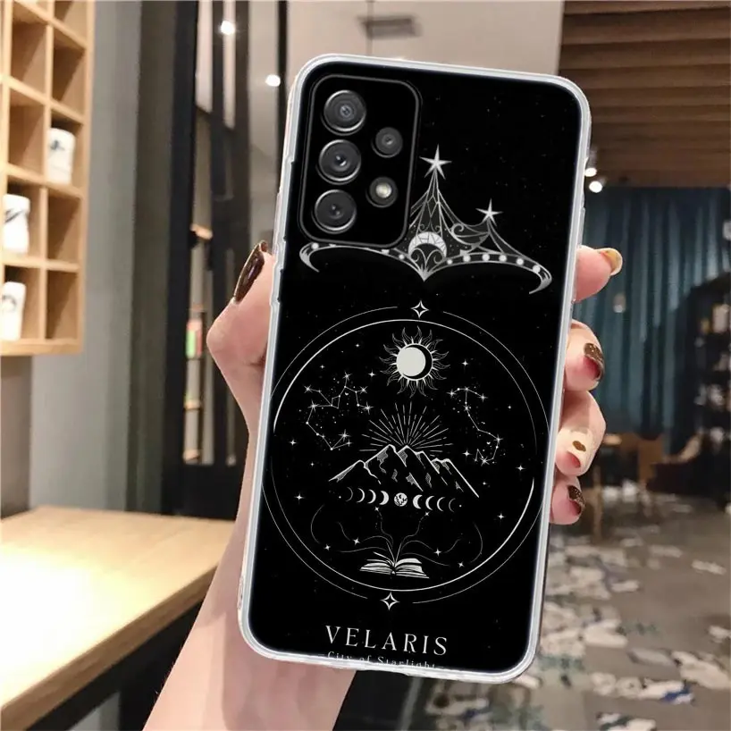 Funda de teléfono de silicona A Court of Mist Fury Sarah J Maas para Samsung Galaxy A52 A51 A50S A42 A32 A22 A12 A02S A30S A20S A10S A41 A31 - imagen 2